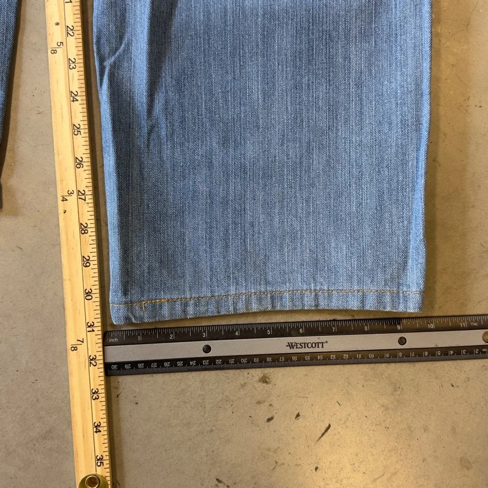Lucky Brand 181 Relaxed Straight Leg Jeans Mens 36x31 Light Wash Denim Blue